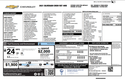 2021 Chevrolet Silverado 1500 RST