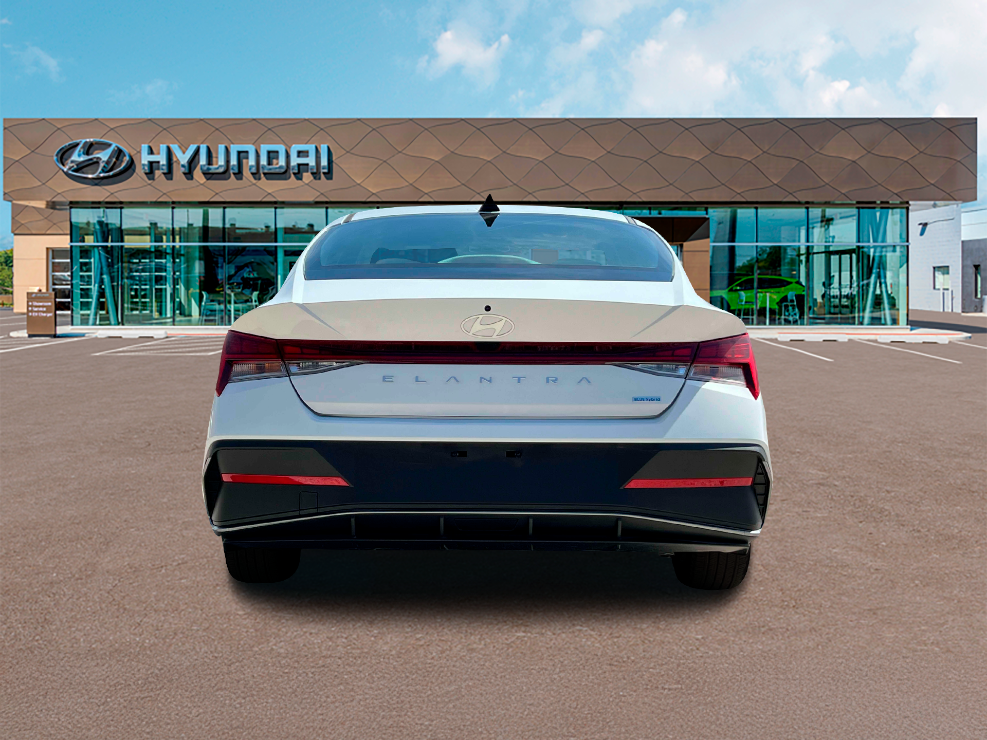 2025 Hyundai Elantra Hybrid Blue