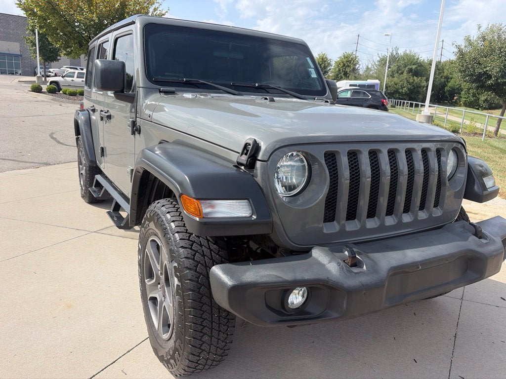 Certified 2018 Jeep All-New Wrangler Unlimited Sport S with VIN 1C4HJXDN7JW324169 for sale in Kansas City