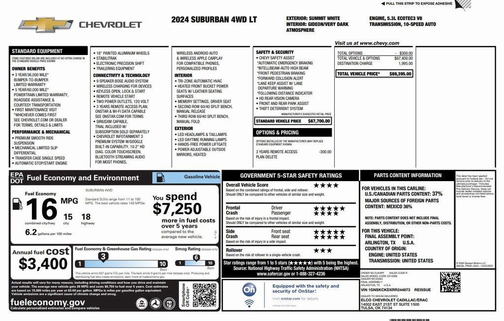 2024 Chevrolet Suburban LT