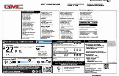 2020 GMC Terrain SLE