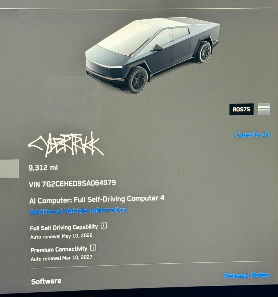2025 Tesla Cybertruck Base All Wheel Drive