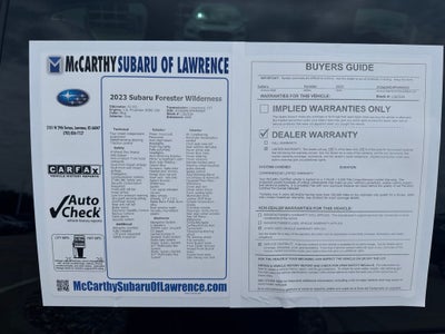 2023 Subaru Forester Wilderness