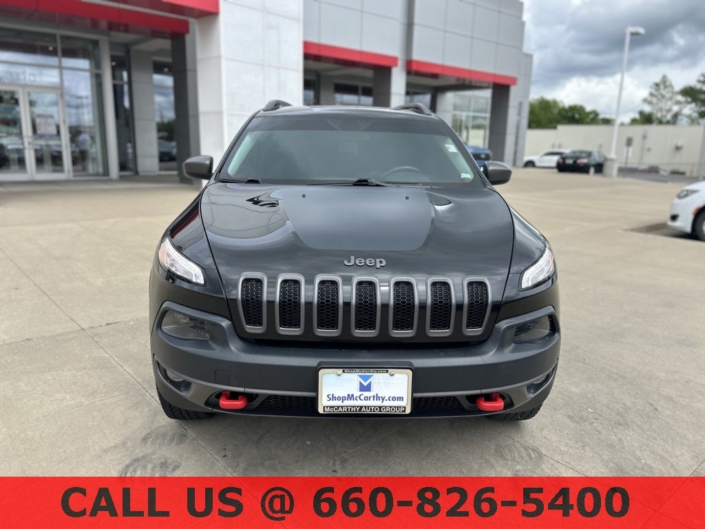 Used 2015 Jeep Cherokee Trailhawk with VIN 1C4PJMBS6FW704601 for sale in Kansas City