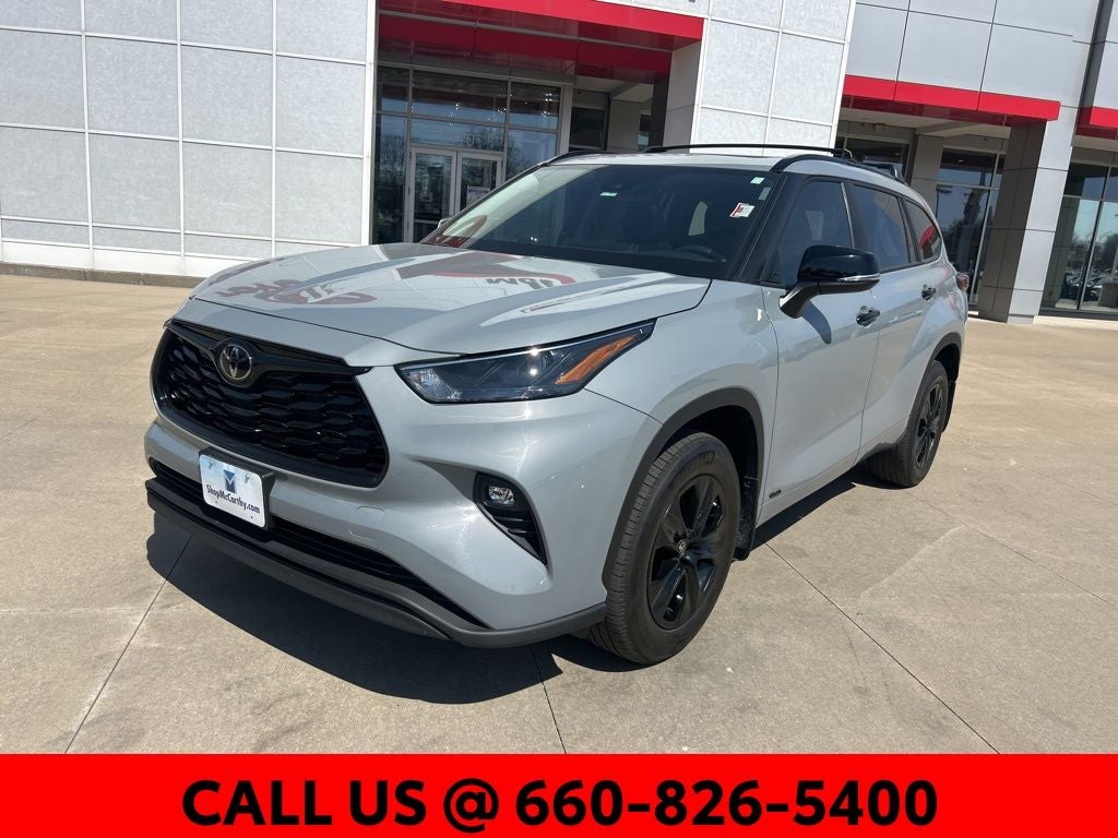 Certified 2025 Toyota Highlander XLE Nightshade with VIN 5TDKBRCH2SS649064 for sale in Kansas City
