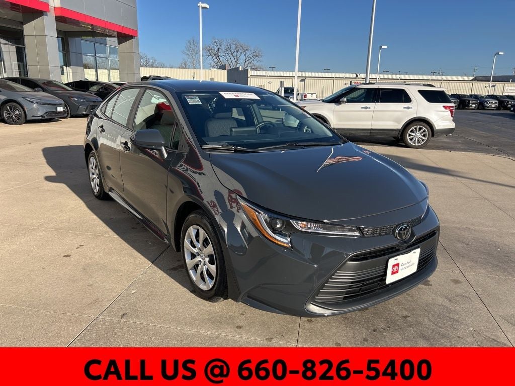 Used 2025 Toyota Corolla LE with VIN 5YFB4MDE4SP285966 for sale in Kansas City