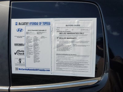 2015 Chevrolet Colorado LT