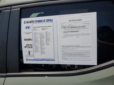2024 Hyundai Santa Cruz Limited