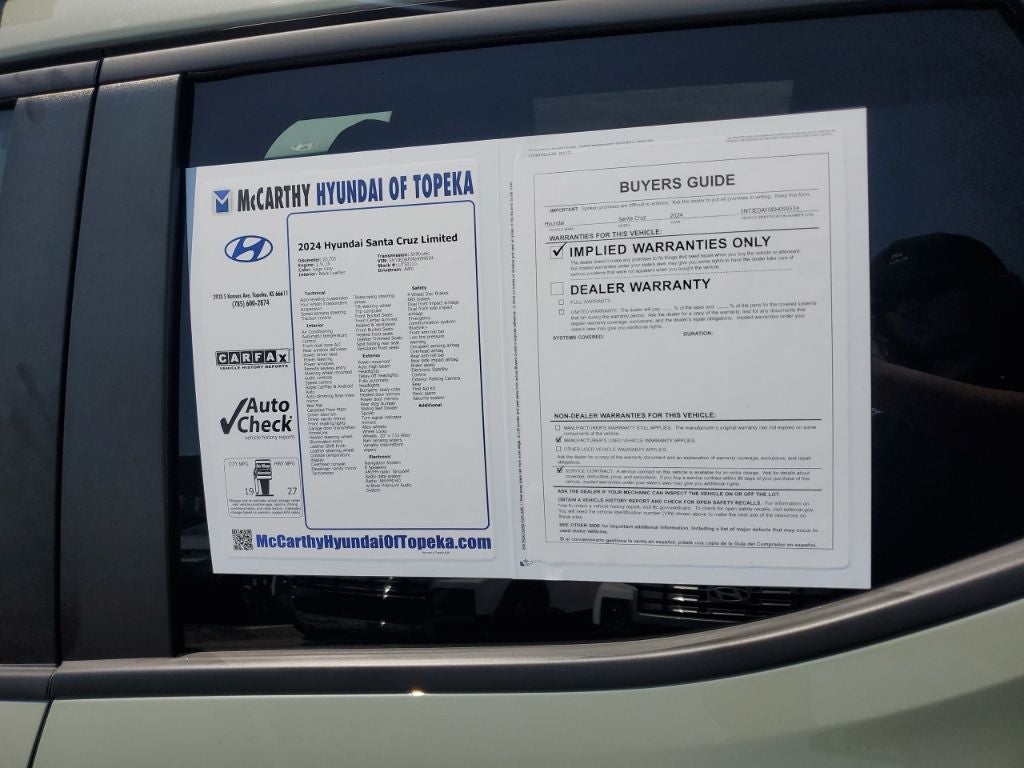 2024 Hyundai Santa Cruz Limited
