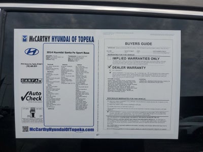 2014 Hyundai Santa Fe Sport Base